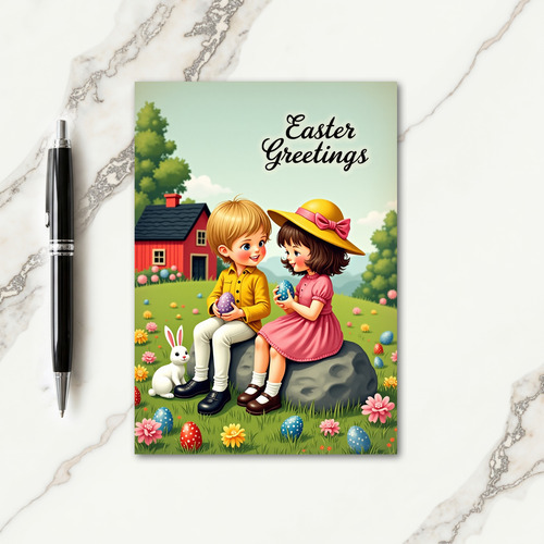 Springtime Joy Ovoids Card