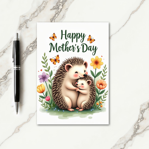 Springtime Mothers Day Embrace Card