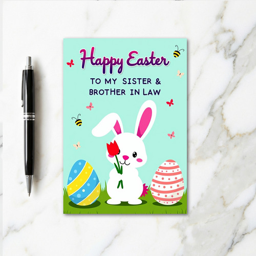 Springtime Rabbit Greeting Card