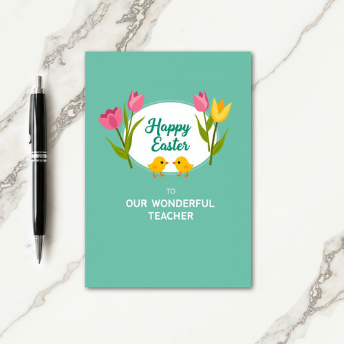 Springtime Thanks Greeting Card