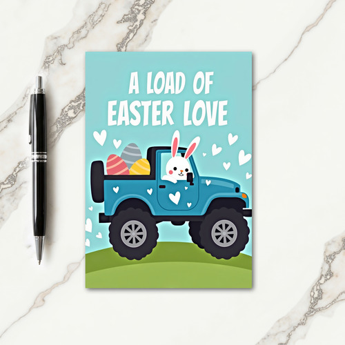 Springtime Transporter Love Card