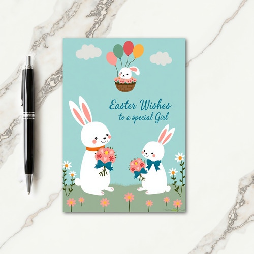 Springtime Wishes Celebration Card