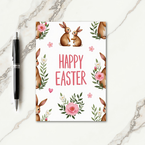 Springtime Woodland Animal Card