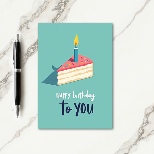 Sprinkled Birthday Treat Card