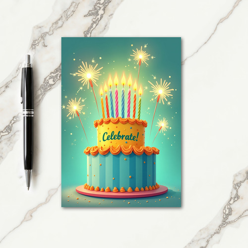 Sprinkled Joy Birthday Card