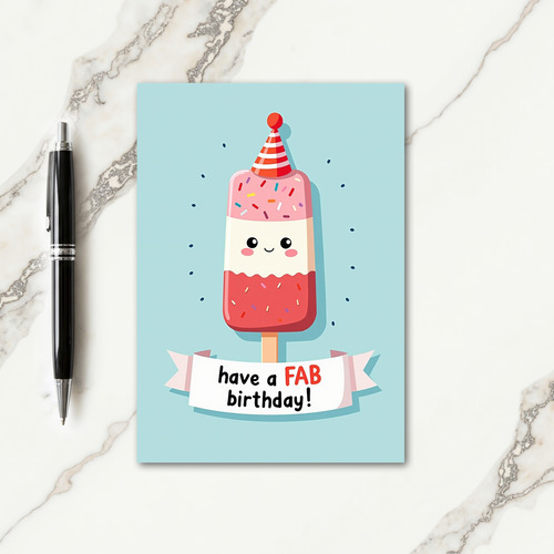 Sprinkled Party Birthday Card