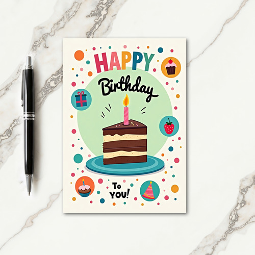 Sprinkles Birthday Card
