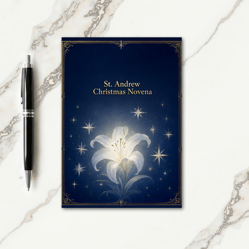 St Andrew Christmas Novena Prayer Card