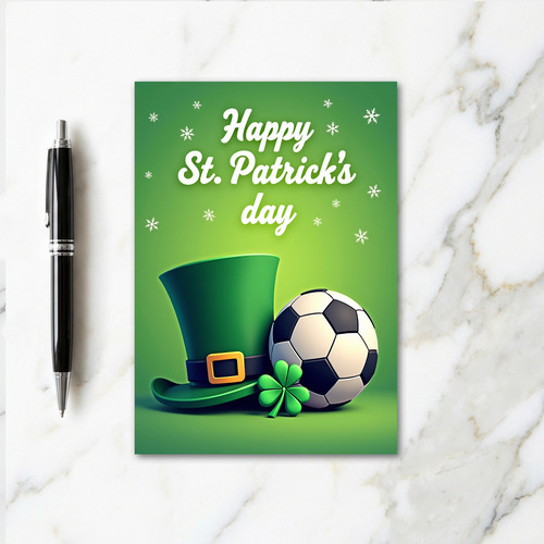 St Patricks Day Art Style Card