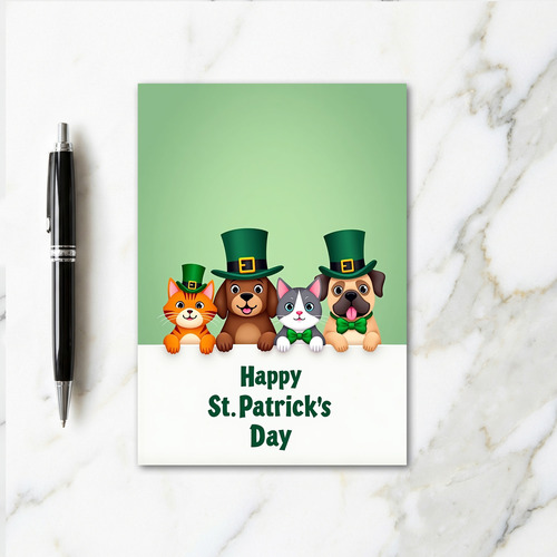 St Patricks Day Friends Card