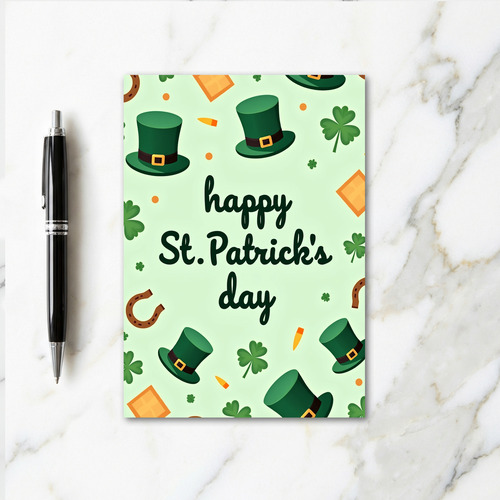 St Patricks Day Fun Bold Letters Card