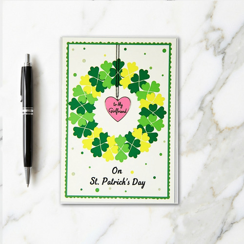 St Patricks Day Girlfriend Card