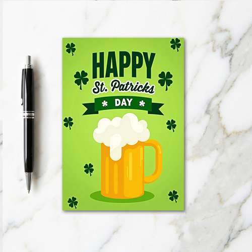St Patricks Day Graphic Art Card