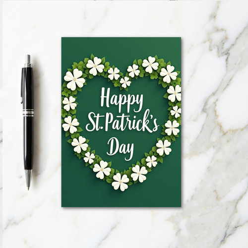 St Patricks Day Heartfelt Wishes Card
