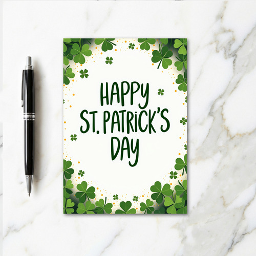St Patricks Day Joy Card