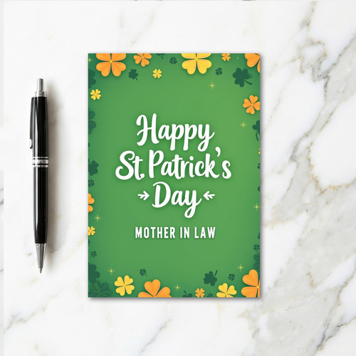 St Patricks Day Mother Card