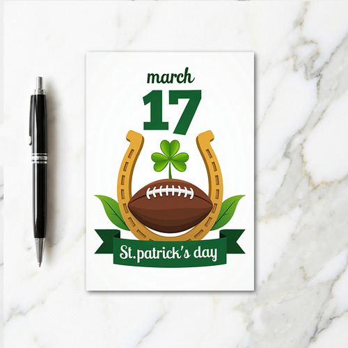 St Patricks Day Retro Vector Art Card