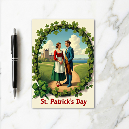 St Patricks Day Romance Card