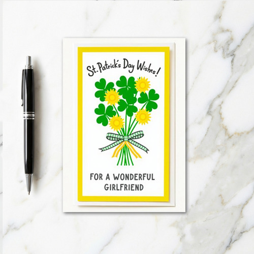St Patricks Girlfriend Card