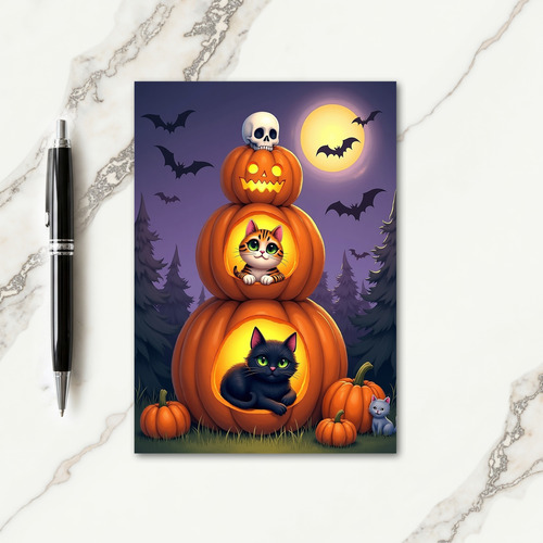 Stacked Pumpkin Pals Card