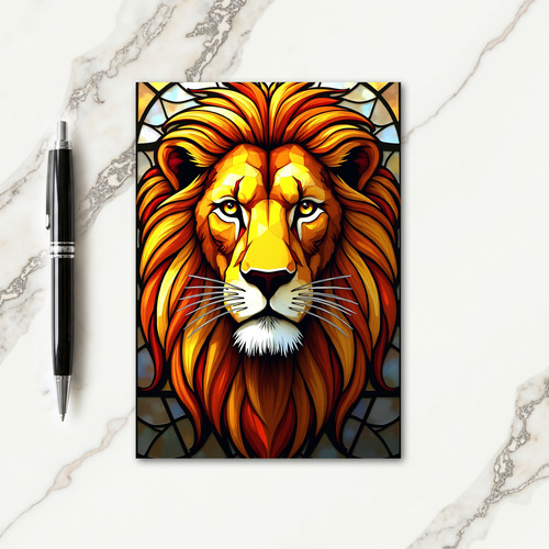 Stained Glass Fathers Day Card