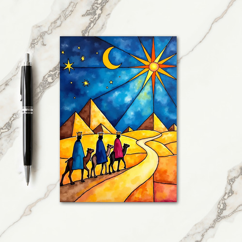 Stained Glass Journey Card