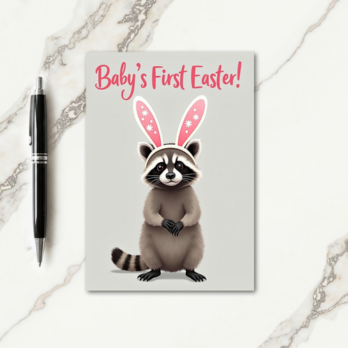 Star Ears Easter Baby Card