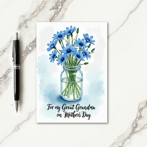 Star Petal Mothers Day Card