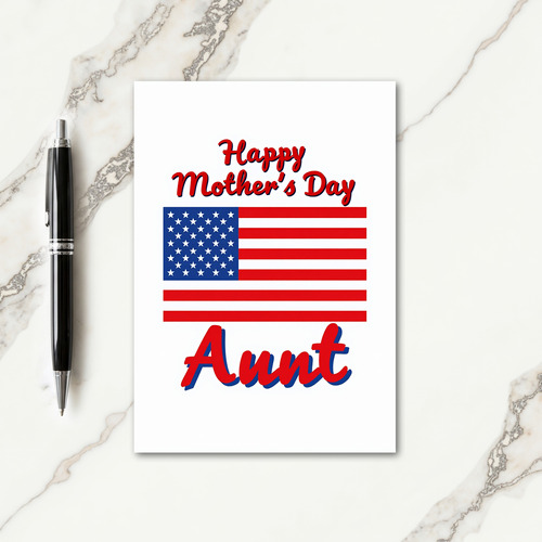 Star Spangled Moms Day Greet Card