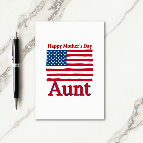 Star Spangled Mothers Day Card