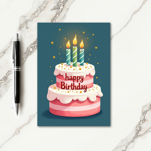 Star Sprinkles Birthday Card
