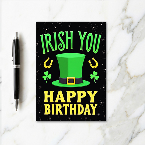 Starburst Happy Birthday Card