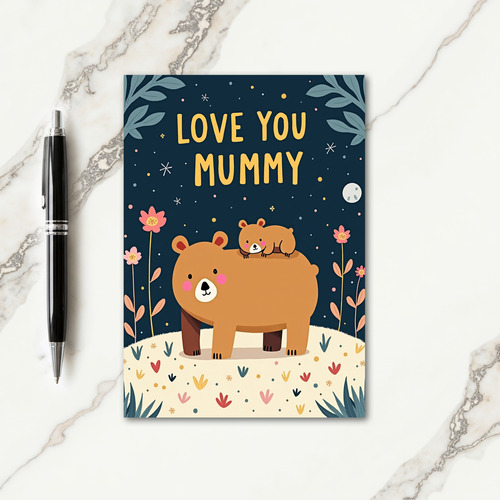 Starlit Mothers Day Love Card