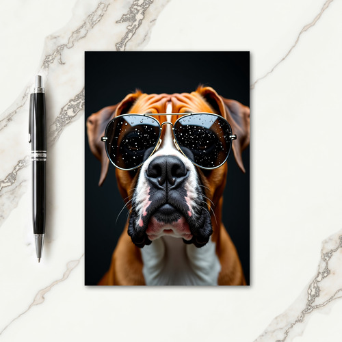 Starry Aviator Fathers Day Card
