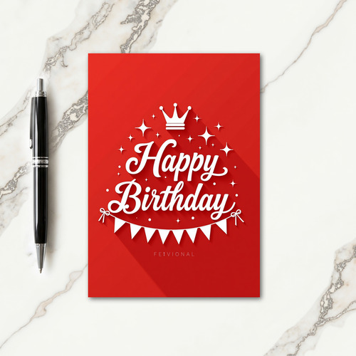 Starry Birthday Card