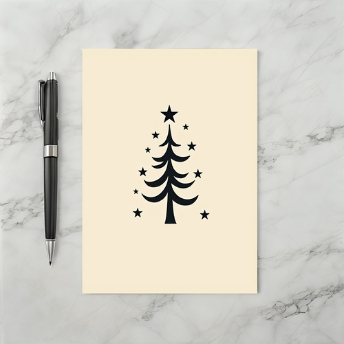 Starry Christmas Tree Card