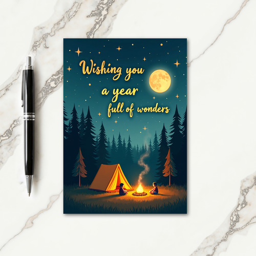 Starry Dream Birthday Card