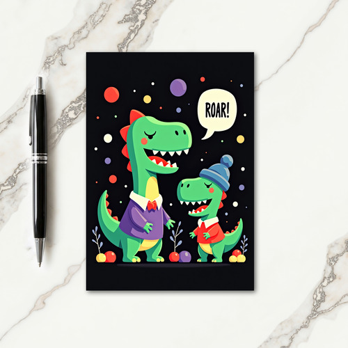Starry Fathers Day Reptile Card