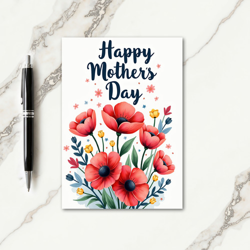 Starry Floral Joy Card
