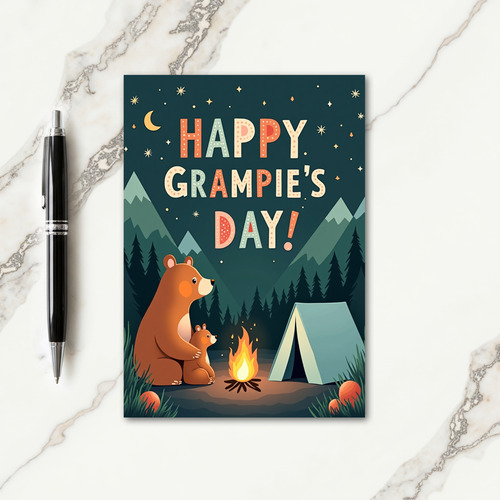 Starry Grampies Day Tent Card