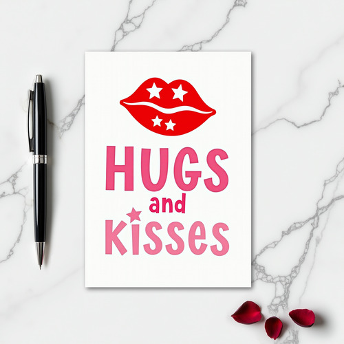 Starry Kisses Romance Card