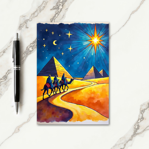 Starry Night Journey Card