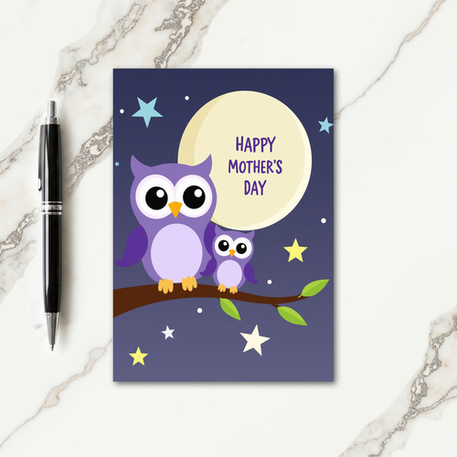 Starry Night Mothers Day Card