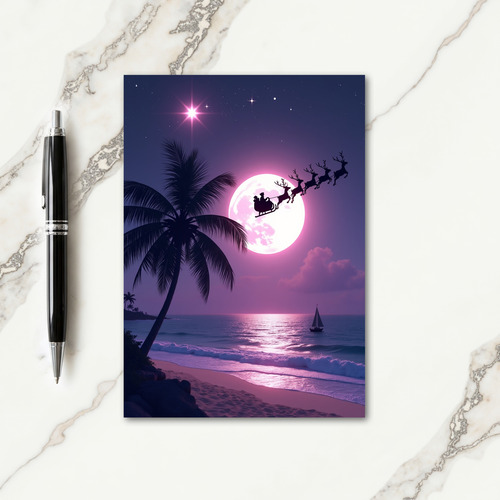 Starry Night Sleigh Card