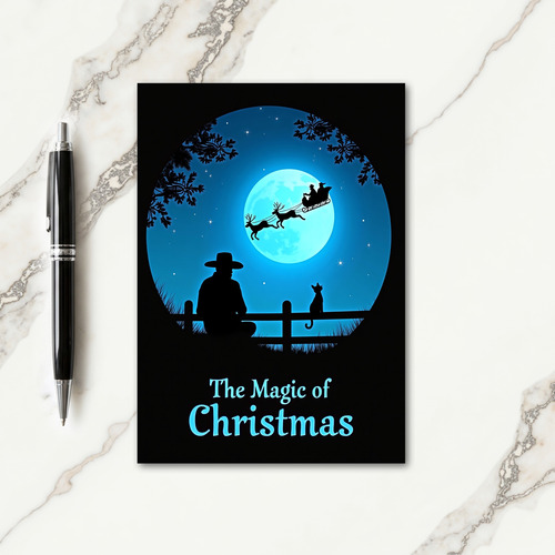 Starry Sky Christmas Card