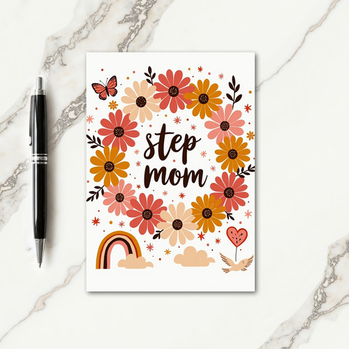 Starry Step Mom Love Card