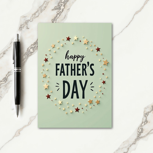 Starry Sweet Fathers Day Card