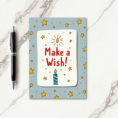 Starry Wish Birthday Card