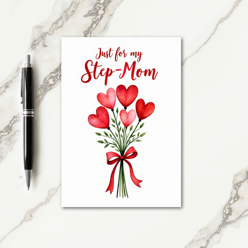 Stepmom Floral Watercolor Card