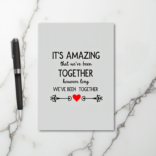 Still Amazing Together Love Card